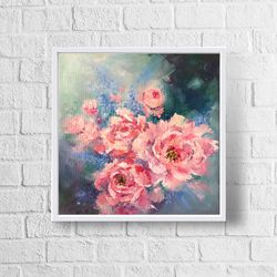 flowers oil painting original floral painting