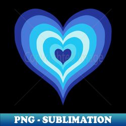 Blue Hearts - Decorative Sublimation PNG File - Perfect for Sublimation Art