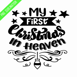 my first christmas in heaven png