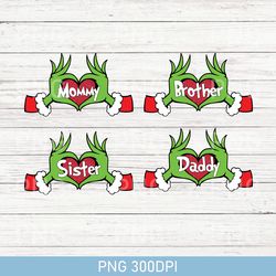 christmas grinch png, grinch squad family png, christmas squad family matching png, grinch gifts, family reunion png