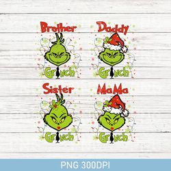 grinch squad family png, christmas squad png, family matching png, grinch gifts, family reunion png, christmas crew png