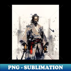 japanese ronin samurai i play alone - special edition sublimation png file - perfect for sublimation mastery