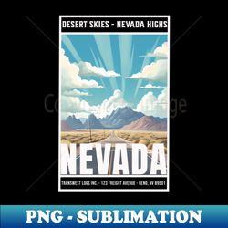 nevada  desert skies nevada highs  beautiful nevada - trendy sublimation digital download - create with confidence