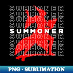 summoner aesthetic - for warriors of light  darkness ffxiv online - aesthetic sublimation digital file - enhance your apparel with stunning detail