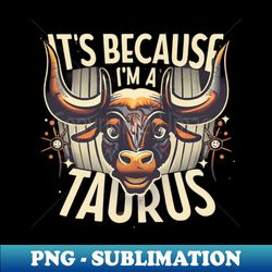 taurus zodiac sunset astrological sunshine magic - vintage sublimation png download - perfect for sublimation mastery
