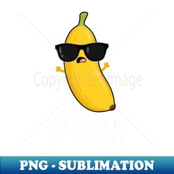 Crooked By Nature Cute Banana Pun - Unique Sublimation PNG Download - Bold & Eye-catching