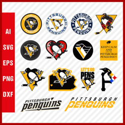pittsburgh penguins svg - pittsburgh penguins logo png - penguins hockey logo - robo penguins logo - nhl teams logo