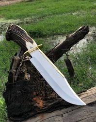 handmade forged steel deer horn handle bowie knife, custom knife, forged handle, choose your style, personalized knife,