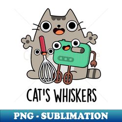 cats whiskers funny baking pun - png transparent sublimation design - revolutionize your designs