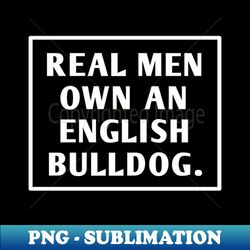 english bulldog - signature sublimation png file - spice up your sublimation projects