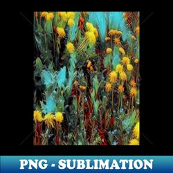 wild the world of flowers - png transparent sublimation design - revolutionize your designs