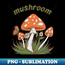 orange mushroom - creative sublimation png download - unleash your creativity