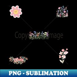 flowers blooming - Digital Sublimation Download File - Enhance Your Apparel with Stunning Detail