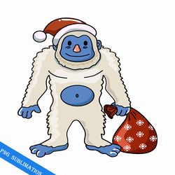 yeti christmas png