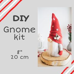 easy diy gnome kit. supplies and materials to make gnome