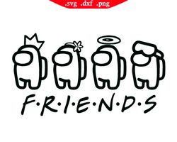 among us friends svg, among us outline svg, ur actin svg, among us character svg