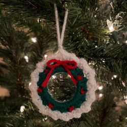 christmas wreath ornament pattern