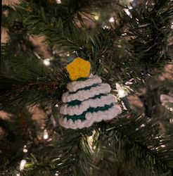 mini christmas tree ornament pattern