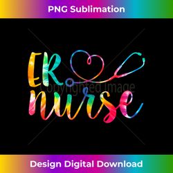Tie Dye Emergency Nurse ER Nurse Emergency Nurse - Bohemian Sublimation Digital Download - Spark Your Artistic Genius
