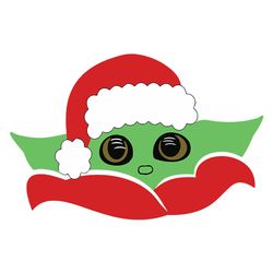 baby yoda xmas christmas svg, baby yoda christmas svg, yoda christmas svg, logo christmas svg, instant download