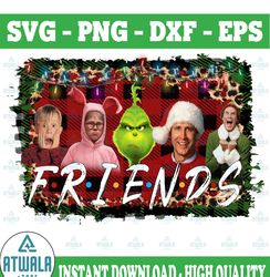 christmas movie friends png, christmas movie png, sublimation design, digital download, sublimation, dtg printing, movie