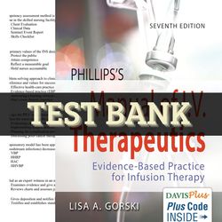 latest 2023 phillips's manual of i.v. therapeutics: evidence-based practice for infusion therapy seventh edition gorski