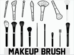 makeup brush svg, makeup svg, fashion svg, cosmetic svg