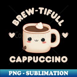 brewtifull cappuccino - creative sublimation png download - fashionable and fearless