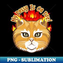 my pussy is on fire - unique sublimation png download - transform your sublimation creations