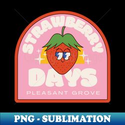 pleasant grove utah strawberry days strawberry - png transparent digital download file for sublimation - capture imagination with every detail