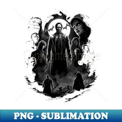 shadowy haunts monsters skeletons  horror chronicles - png transparent sublimation file - transform your sublimation creations