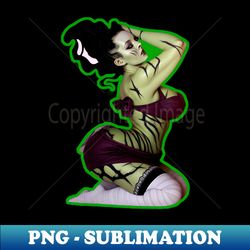 frankenstein bride - high-quality png sublimation download - bring your designs to life