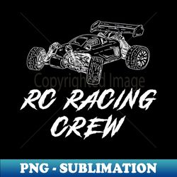 rc racing crew awesome tee zooming with hilarious speed - instant png sublimation download - capture imagination with every detail