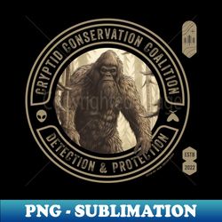 cryptid conservation coaliation - digital sublimation download file - perfect for personalization