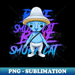 garten of ban ban blue smurf cat - digital sublimation download file - perfect for personalization