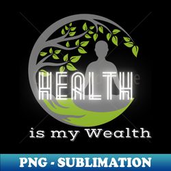 healthy lifestyle - modern sublimation png file - bold & eye-catching