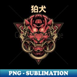 komainu new art - aesthetic sublimation digital file - vibrant and eye-catching typography