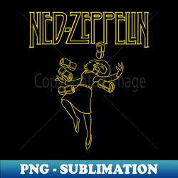 ned zeppelin - vintage sublimation png download - spice up your sublimation projects