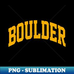 boulder colorado - professional sublimation digital download - vibrant and eye-catching typography