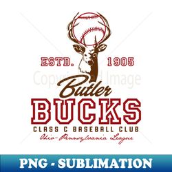 butler bucks - vintage sublimation png download - unleash your inner rebellion