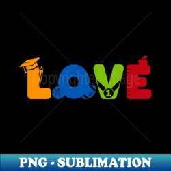 love - exclusive sublimation digital file - enhance your apparel with stunning detail