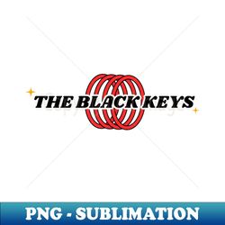 the black keys  ring - aesthetic sublimation digital file - vibrant and eye-catching typography