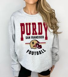 brock purdy san francisco football shirt, vintage san francisco football crewneck, san francisco city t-shirt, san franc