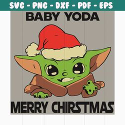 baby yoda merry christmas svg, christmas svg, yoda merry christmas svg, baby yoda svg, merry christmas svg, green baby y