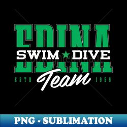 edina swim dive team - elegant sublimation png download - bold & eye-catching