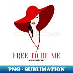 free to be me - vintage sublimation png download - perfect for personalization