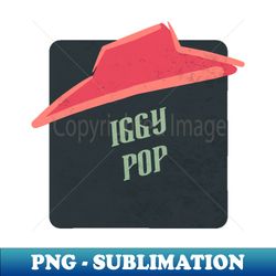 iggy pop - special edition sublimation png file - defying the norms