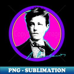 rimbaud - png transparent digital download file for sublimation - perfect for creative projects