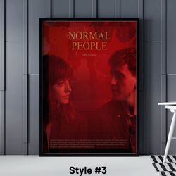 normal people poster, normal people 5 different posters, normal people print, normal people wall art decor, normal peopl