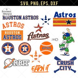 houston astros team svg, baseball, football, sports svg, rugby svg, clipart, compatible with cricut and cutting machine